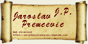 Jaroslav Premčević vizit kartica